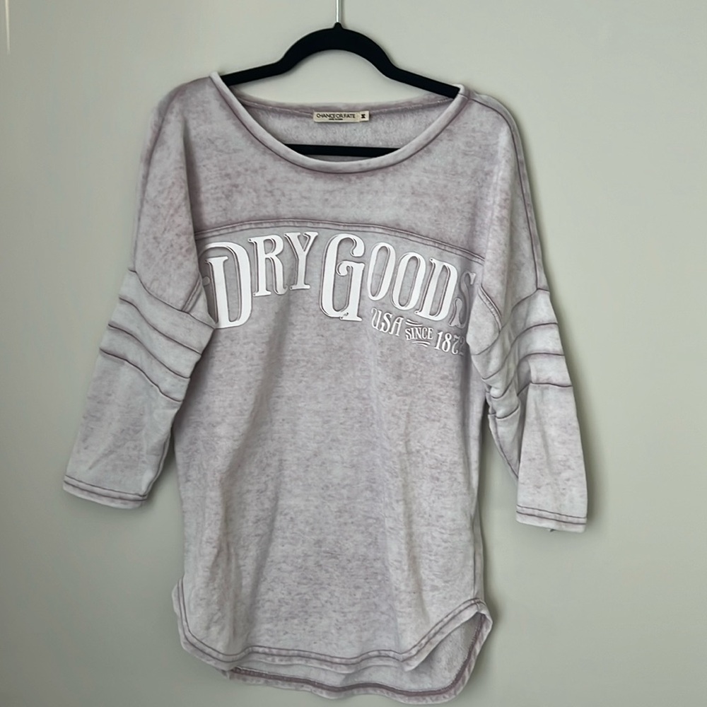 Dry Goods 3/4 Sleeve Lightweight Sweatshirt